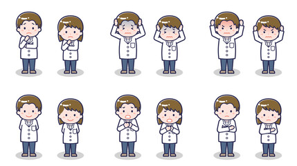 薬剤師の男女 05