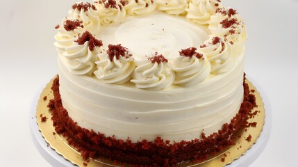 A classic pound cake with a simple vanilla glaze and a light texture