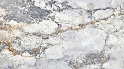 Fototapeta premium Marble background.White stone texture with gray shadow.Panoramic format.