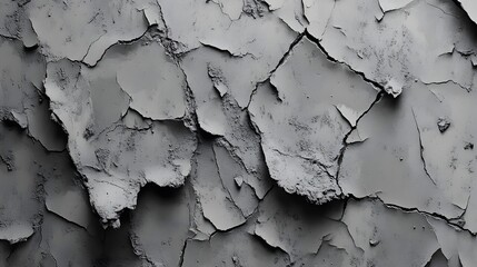 Obraz premium Cracked Grey Surface Texture Abstract Background