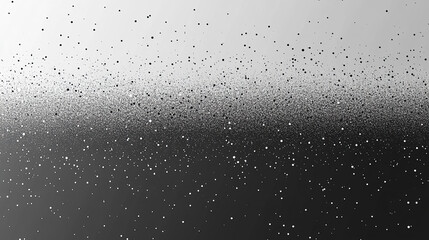 A grainy gradient background featuring grey, black, and white monochrome tones creates a smooth yet chaotic noise texture, offering a sense of modernity, depth, and visual intensity in design

