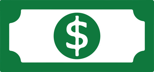 Money clip art design on plain white transparent isolated background for sign, decal, card, shirt, hoodie, sweatshirt, apparel, tag, mug, icon, poster or badge