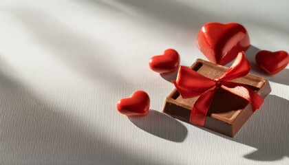 バレンタインのハートのチョコレート