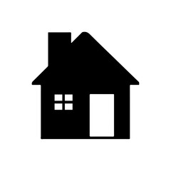 House clipart design on plain white transparent isolated background for card, shirt, hoodie, sweatshirt, apparel, tag, mug, icon, poster or badge