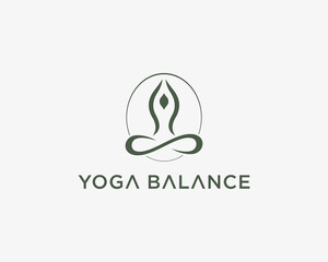 Yoga balance logo