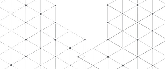 Vector modern technology banner template texture with line connection background