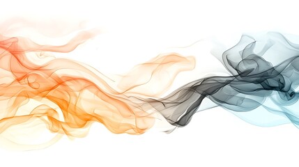 Fototapeta premium Pastel smoke flow an abstract digital art aesthetic with modern artistic viewpoint