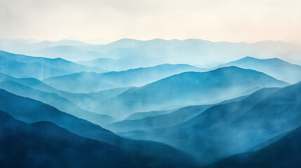 blue mountain range in foggy environment shows calm landscape view of natural hill texture mountain range landscape hill nature fog blue environment