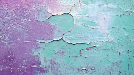 Obraz premium Abstract Pastel Wall Texture With Peeling Paint