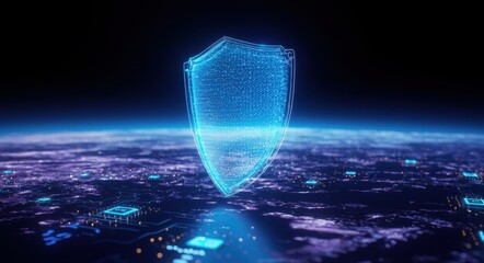 Digital Shield: Cybersecurity and Futuristic Data Protection.