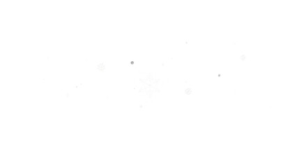 Obraz premium Abstract winter background from snowflakes blown background.