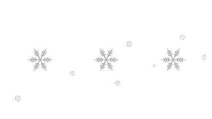 Fototapeta premium Abstract winter background from snowflakes blown background.