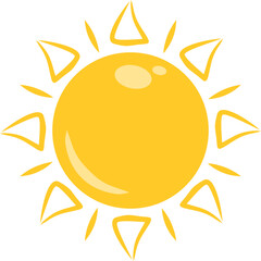 Sun Illustration Icon