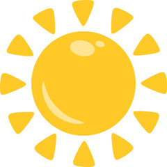 Sun Illustration Icon