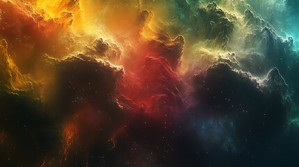 A Cosmic Landscape of Nebulas and Stars