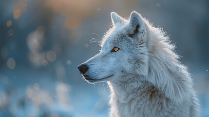 Obraz premium wolf in the snow