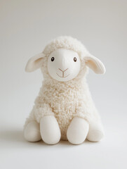Teddykompaniet plushie doll isolated on white background. Teddykompaniet stuffed puppet on white backdrop. Fluffy toy for kids. Cute furry plaything for baby, children, toddler. photography.