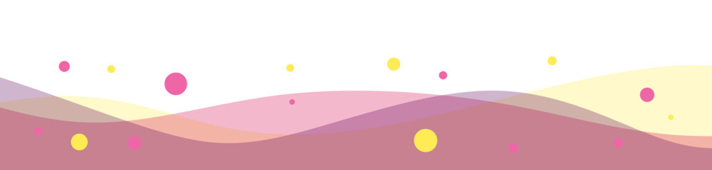 Transparent blob footer