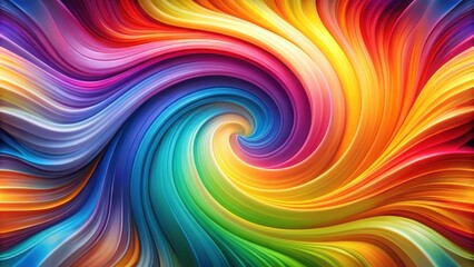 Obraz premium Abstract colorful background with vibrant swirling shapes and gradients , vibrant, abstract, colorful, background