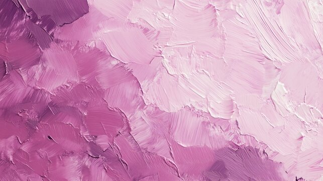 A textured design with rough brushstrokes in mauve and bubblegum pink, layered to create depth and an organic, artistic feel