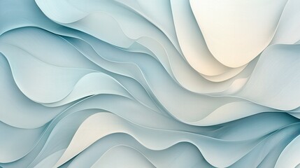Abstract textured waves in soft blue and white tones, creating a soothing and modern visual composition.