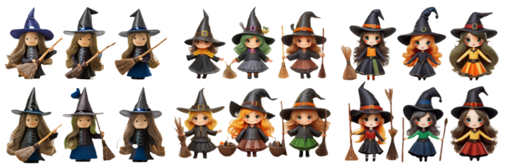 Collection of Witch Figurines