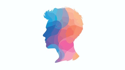 Vibrant Transgender and Gender Dysphoria Symbol in Colorful Design