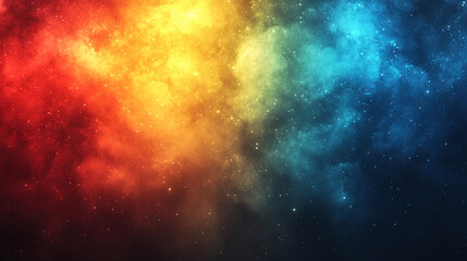 Naklejka premium Smooth grainy gradient background with pastel tones creating a modern minimalist design, featuring a soft, blurred empty space perfect for captions or headers in a bright and calming atmosphere