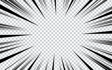 Pop art comic background. Black and white vector retro illustration