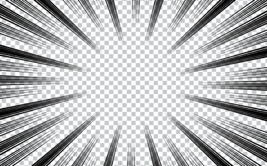 Superhero comic book background with halftone effect. Editable vector banner.