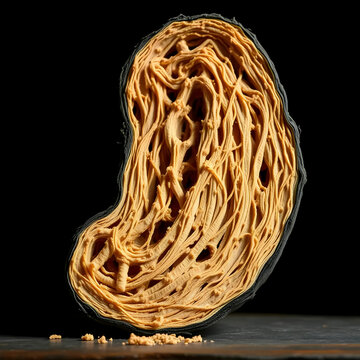 Dry Orejon isolated on the blank background
