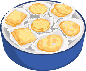 Eid Cake Illustration