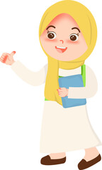 Muslim Character Illustration
