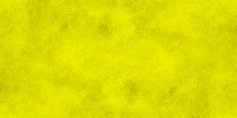 Abstract yellow paper textured background, painted wall in old fashioned yellow closeup, old scary and creepy yellow grunge cement wall.