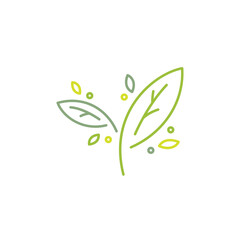 Leaf Nature Farm Plant Healthy Herbal Vegetable Life Icon Logo