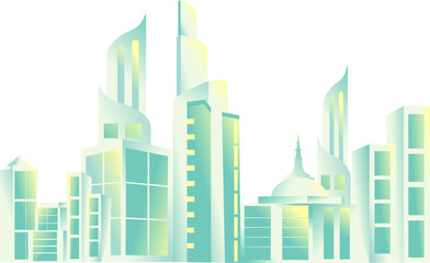 City Building Illustration
