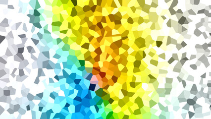 Colorful Abstract low poly mesh background design.