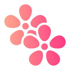 flower gradient icon