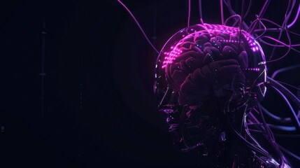 Artificial Intelligence Brain Illustration
