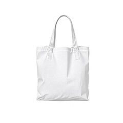 A blank canvas tote bag mockup on a white surface. Perfect for custom graphic designs, marketing materials, and eco-friendly product branding.