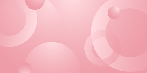 Abstract soft color background with bubble bokeh and circle background with modern trendy gradient texture color for presentation design, flyer, social media cover,web banner,tech banner. illustration
