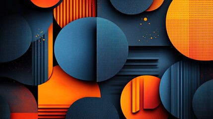 Geometric abstract fashion background with bold textures and modern elegance