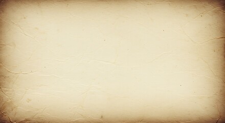 Grungy aged parchment paper with worn wood texture background
