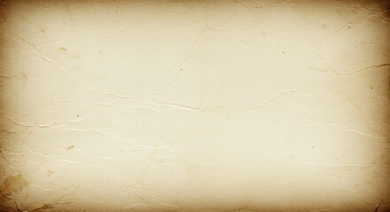 Grungy aged parchment paper with worn wood texture background
