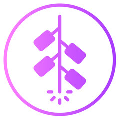 firecrakers gradient icon