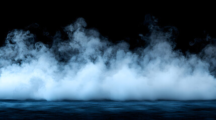 wispy white smoke billowing across a black backdrop.  The smoke creates a dramatic and ethereal effect, perfect for adding a touch of mystery to your creative projects