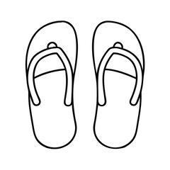 pair of flip flops
