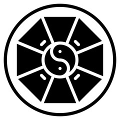 Fototapeta premium chinese symbol glyph icon