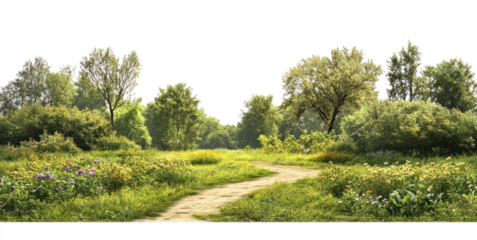 PNG Real park dirt path trees landscape outdoors.