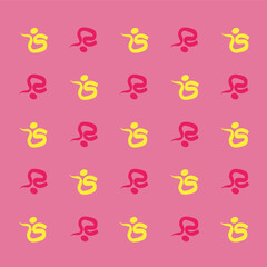 seamless background with hearts